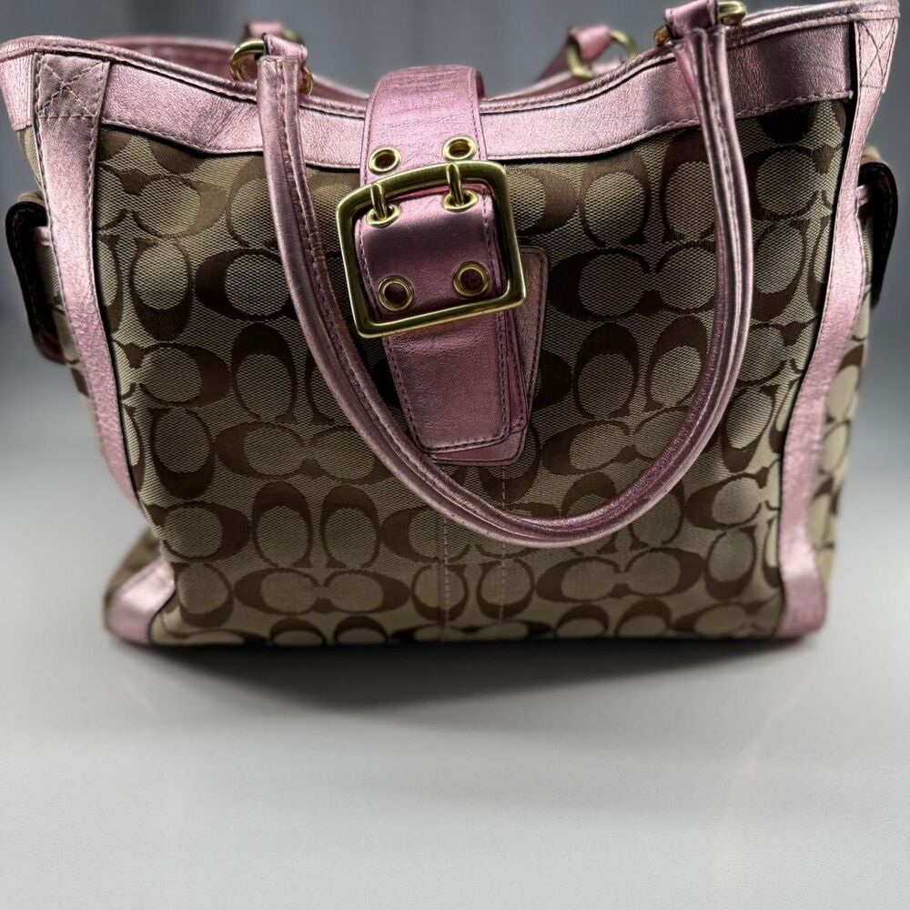 Coach Metallic Pink Shoulder bag